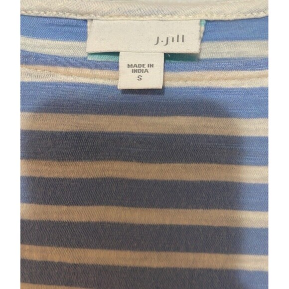J. Jill Striped Print Top Size Small. LTOP730 - Picture 3 of 3